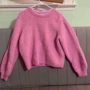 Pink cozy sweater